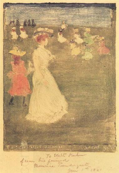 Maurice Prendergast The Breezy Common China oil painting art